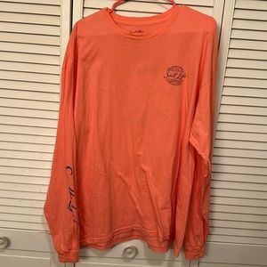 Salt Life Women's XL Pink Long Sleeve Tshirt The Sea Will Set Your Free